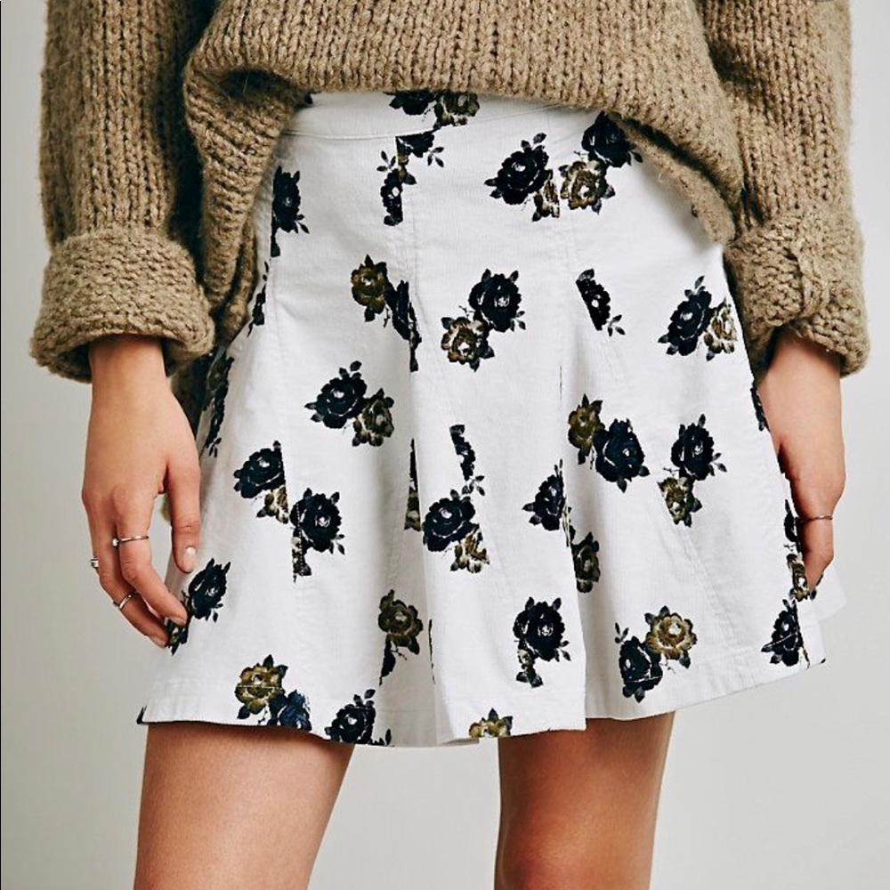 Free People Corduroy Skirt